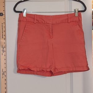 Cute coral pink loft chino shorts